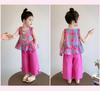 Girls' Thin Vest Set for Summer 2026 New Style Baby Stylish Summer Clothing Children's Casual Two-piece Set