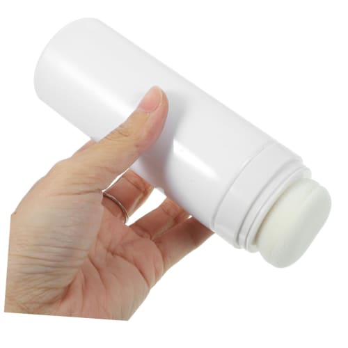 VICASKY Clean Powder Puff Box, Refillable Powder Container Bottle, Talcum Powder Puff Case, Kids' Outdoor Airless Powder Puff Bottle, Infant Powder St