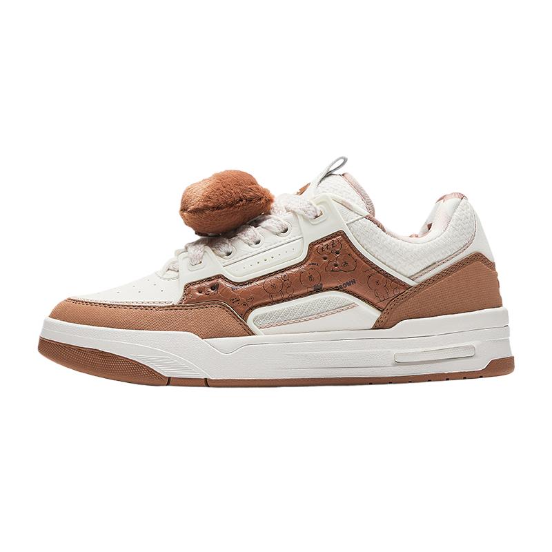 Anta Aojie 4 Удобные Модные Нескользящие Амортизирующие Износостойкие Низкие Скейт-Кеды Женская кроссовка 122618043-11 36