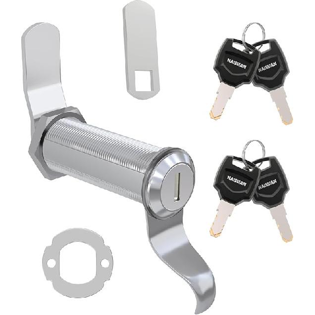 RV Locks For Storage Door 7/8 Inch, RV Compartment Locks For Camper Travel Trailer Cabinet With Keys 7/8", Pack Of 6 Locks With 6 Keyed Alike With