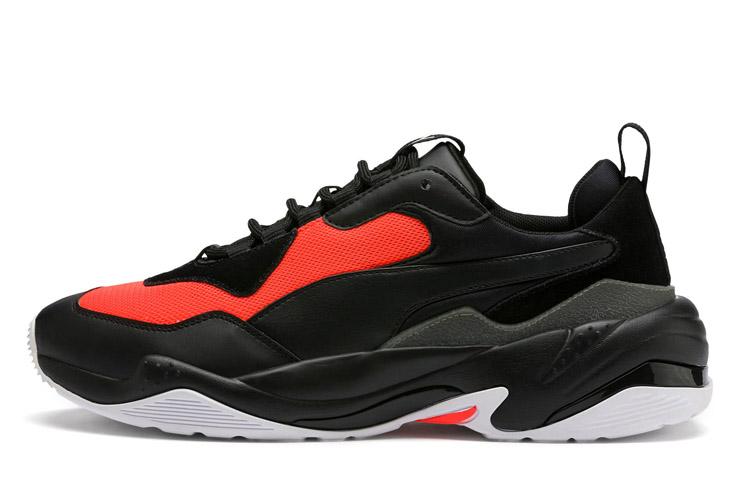 PUMA Thunder Fashion 2.0 Trainers Black Red 370376-04 42