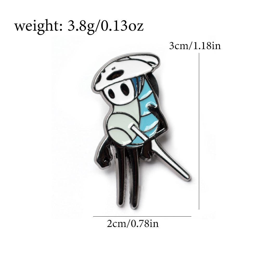 Hollow Knight Nyckelring Hänge Halsband - Huvudperson Design