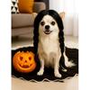 Swooflia Dog Wig - Black Long Braids Weds Pet Wigs for Small Large Medium Breed Dogs, Halloween Cosplay Costume Accessories for French English