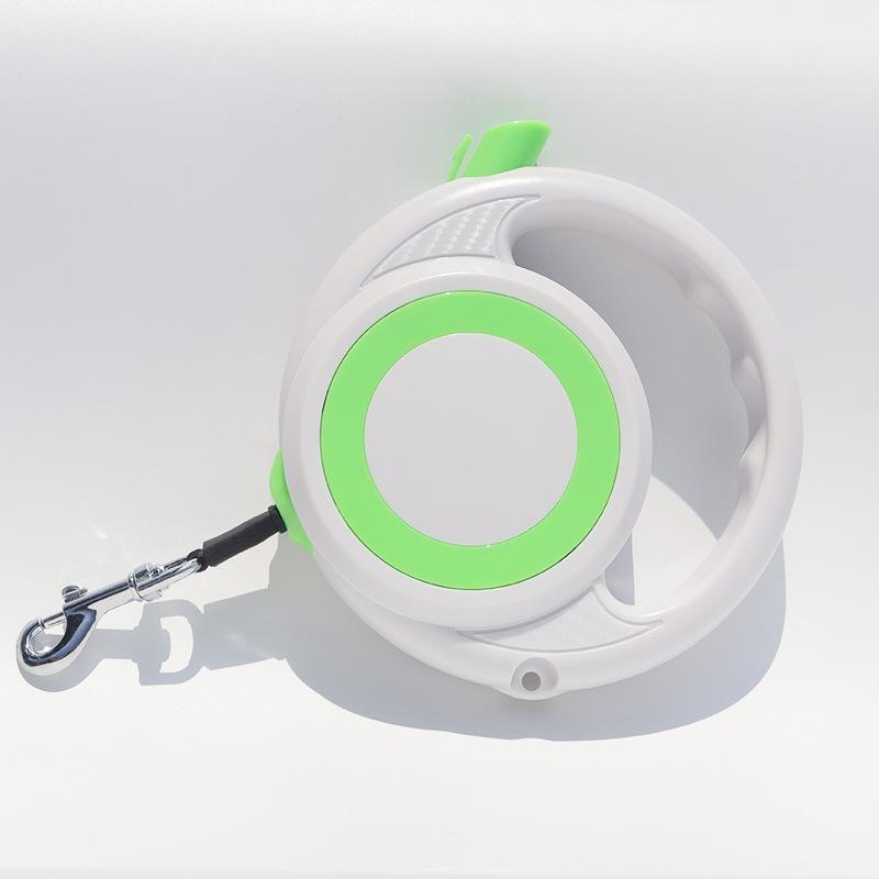 

Автоматический выдвижной поводок для собак длиной 16 футов, прочный нейлоновый поводок, одноручный тормоз, противоскользящая ручка, идеально подходит для средних и маленьких собак весом до 55 фунтов зелёный