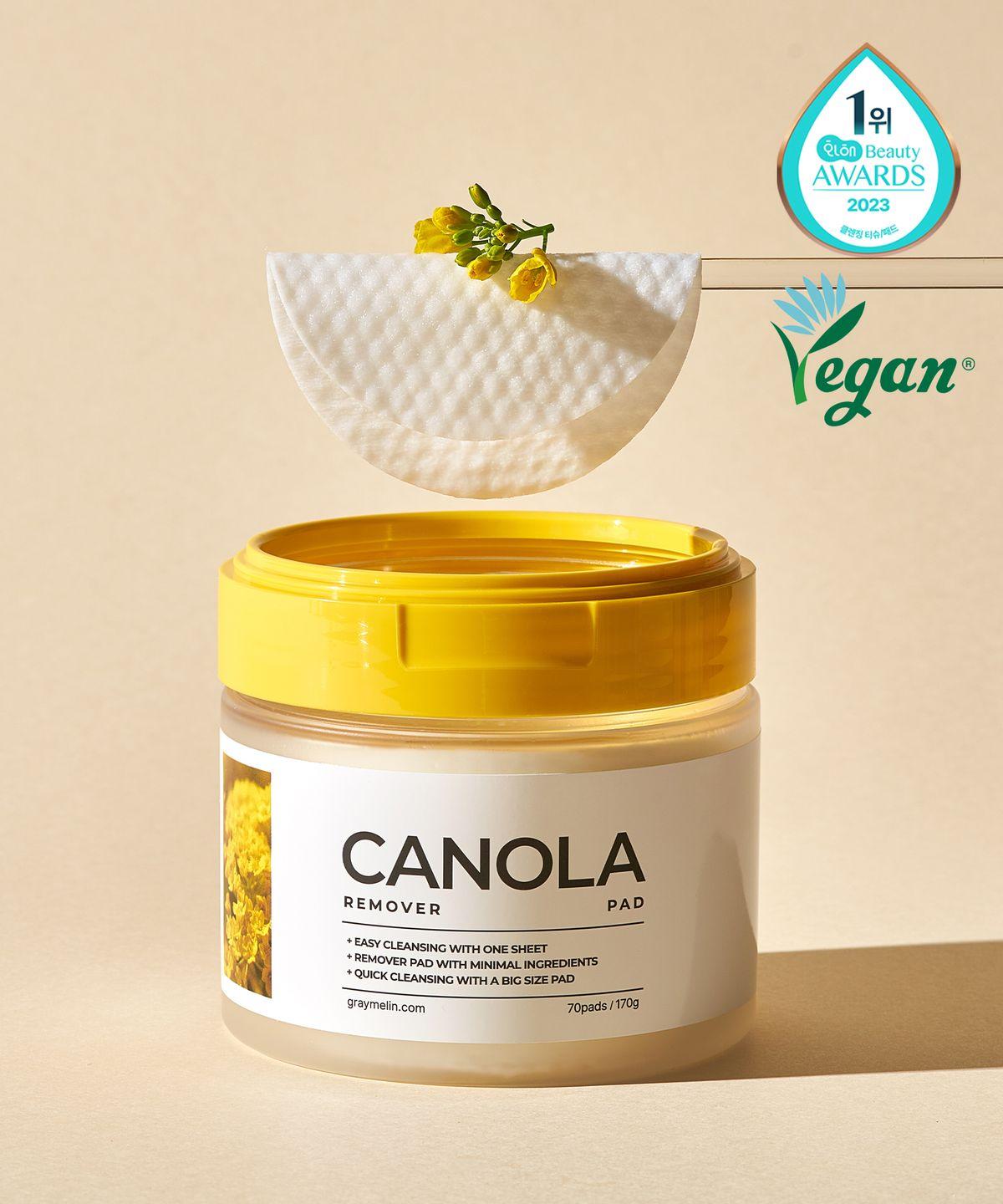 Canola Cleansing Remover Pads, 70 Sheets