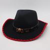 Niche Design Top Hat, Four Seasons Tibetan Ethnic Style Dancing Jazz Hat, Stage Travel And Vacation Sunscreen Sun Hat