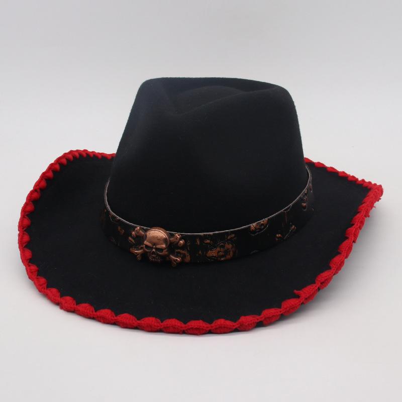 Niche Design Top Hat, Four Seasons Tibetan Ethnic Style Dancing Jazz Hat, Stage Travel And Vacation Sunscreen Sun Hat