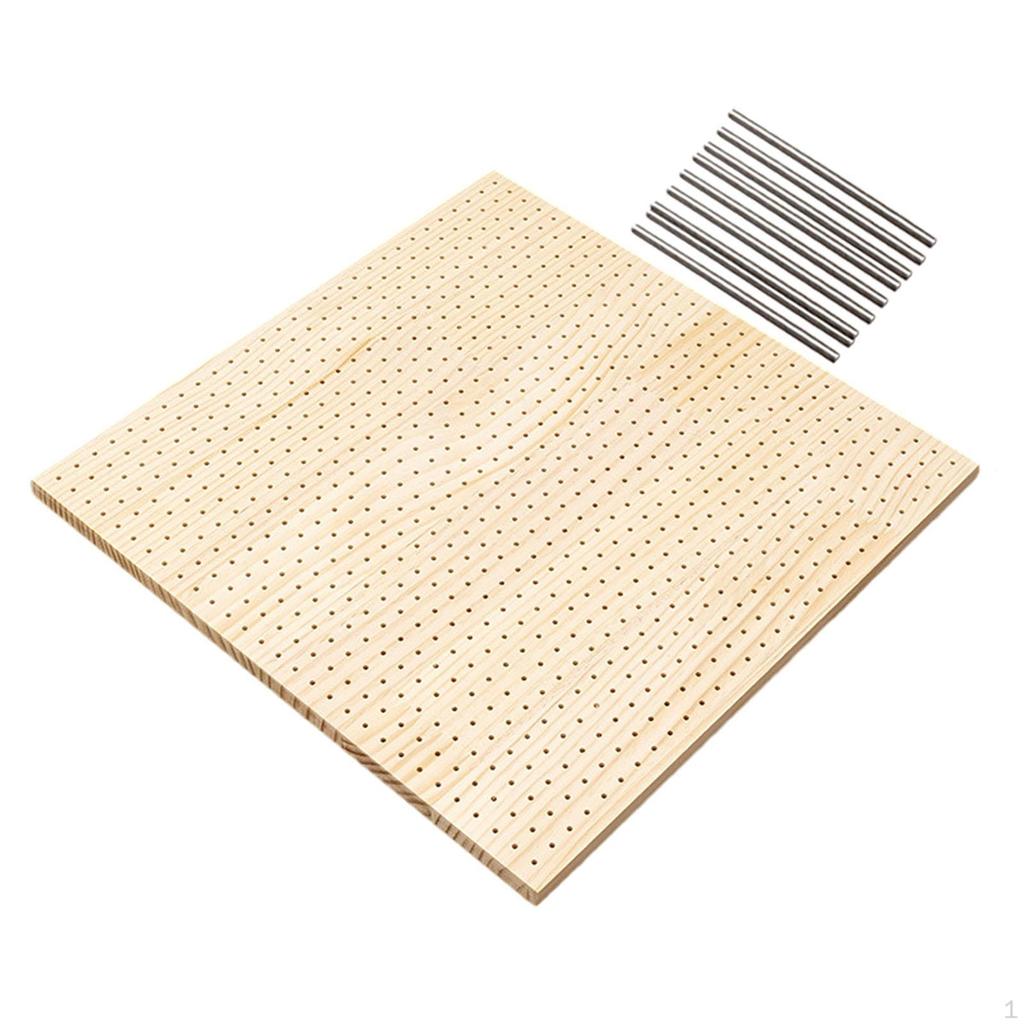 Blocking Board for Crochet Work, Versatile Use with 9 Steel Pins Knitting, DIY Projects