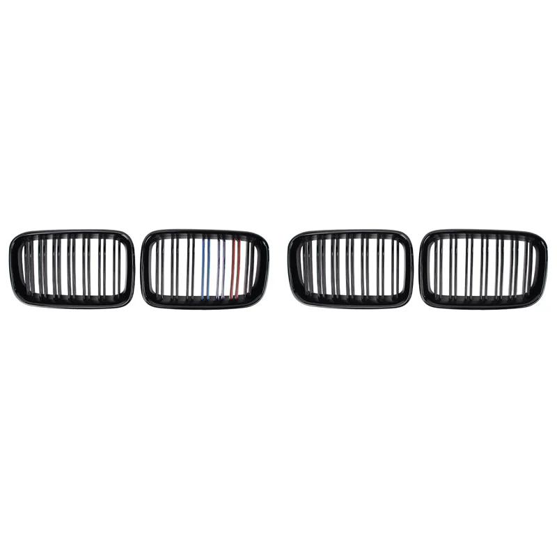 For 1992-1996 BMW E36 318i 323i 325i 320i 328i E36 Black Front Grille ABS Hood Kidney Grille