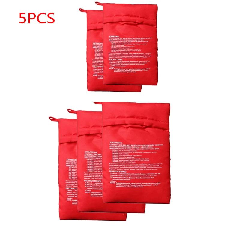Microwave Potato Bags Reusable Express Microwave Potato Cookware Bags Baked Potato Cookware Baking Bags Quick Cooking Potatoes