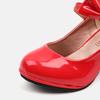 Nuove Scarpe in Pelle Moda Versatili Comode Scarpa da Ragazza Principessa Raffinata Casual Sandali con Tacco Alto Prestazione Classica Scarpa per Bambini