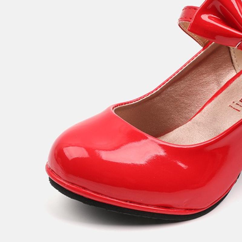 Nuove Scarpe in Pelle Moda Versatili Comode Scarpa da Ragazza Principessa Raffinata Casual Sandali con Tacco Alto Prestazione Classica Scarpa per Bambini