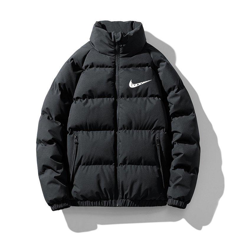 2025 Men's Hong Kong Style Loose Stand Collar Winter Cotton Jacket