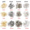 20Pcs 6/7/8.5mm Ultra-small Square Buckle for Doll Bags Shoes Clothes Mini Belt ButtonsDIY Clothing Sewing Accessories