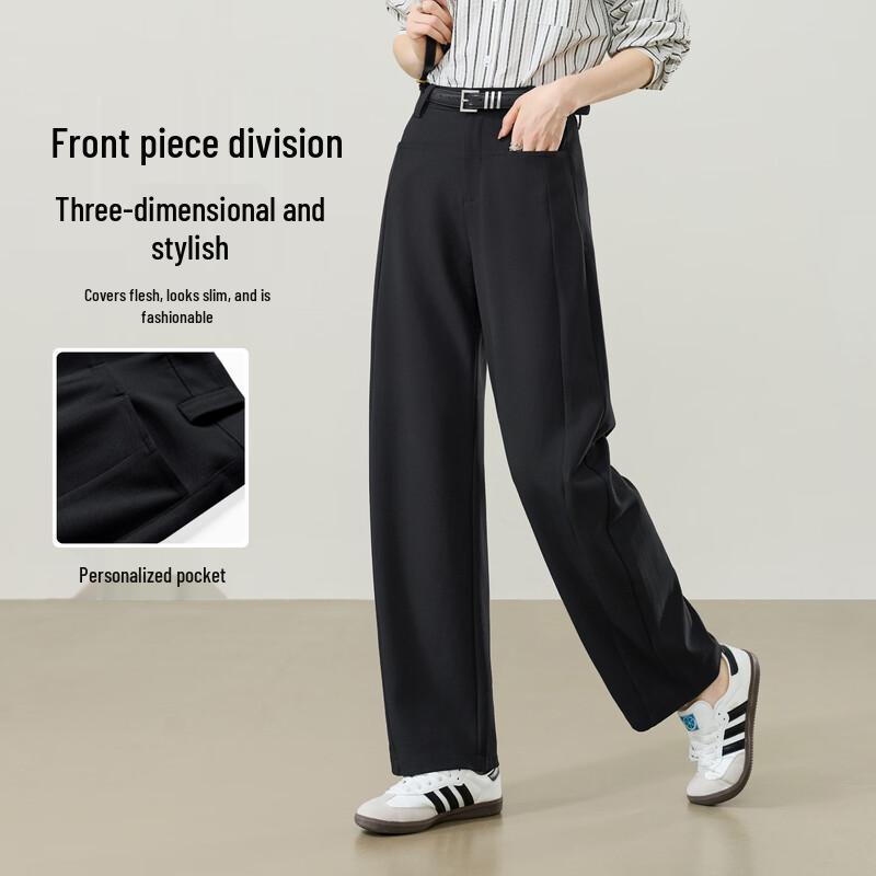 ESE-Y Women's High-Waist Slim Banana Pants