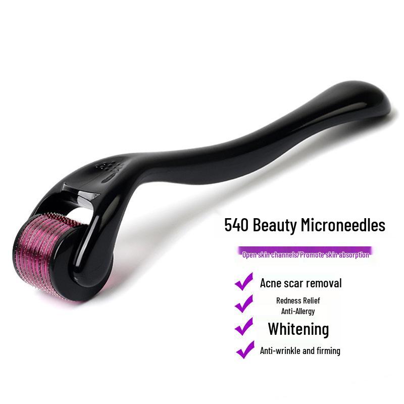 

540 Microneedle Roller: Hydrating Microneedling Tool for Face, Acne Scars, and Hair Growth 2.5mm