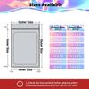 Resealable Holographic Rainbow Mylar Bags Smell Proof Ziplock Pouches for Food Storage and Party Favor Packaging