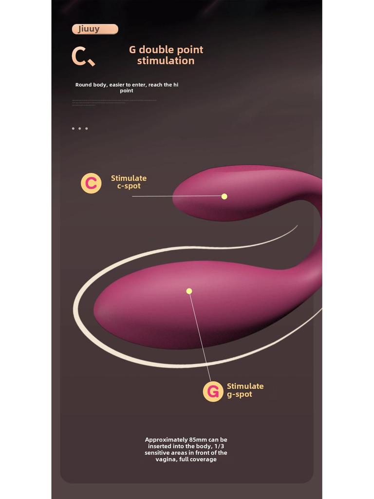 Jiyu Nositelné Multimódové Vibrační Vajíčko s Dálkovým Ovládáním pro Páry