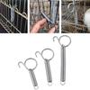 Taube Papagei Vogelkäfig Tür Metallmaterial Schnapphaken Multifunktional Festspannfeder Für Vogelzucht 1 Stück