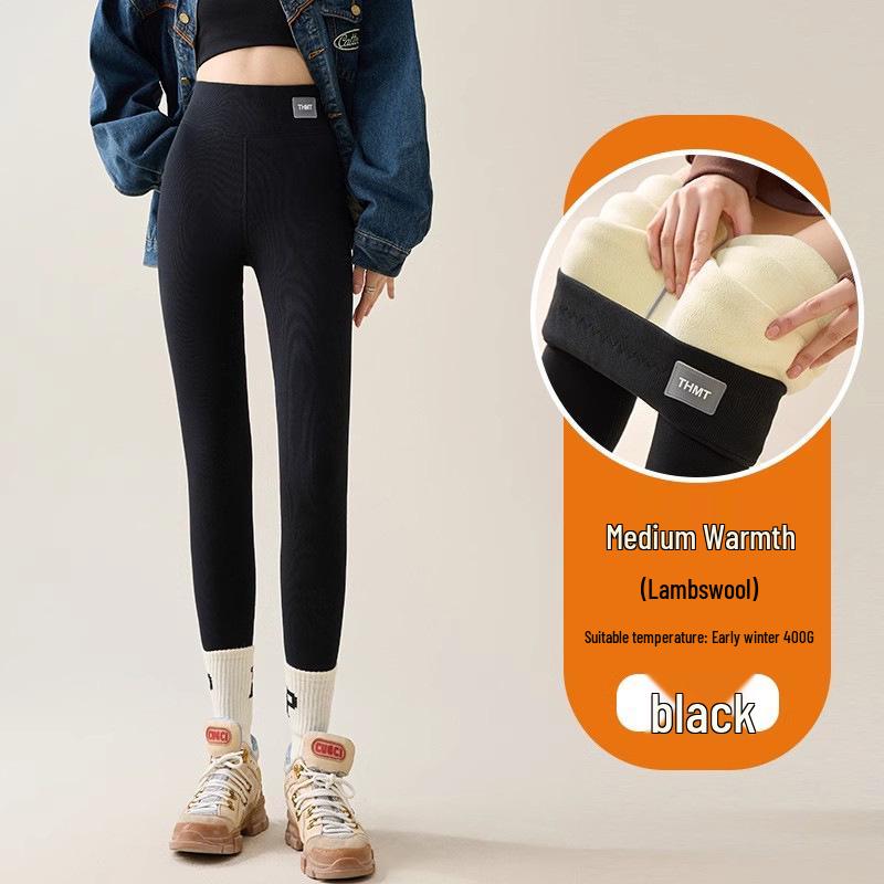 

Autumn Slim-Fit Stretchy Leggings - Cotton-Feel, Skin-Friendly, Tapered Ankle-Tied Pants M