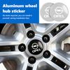 56mm Car Wheel Center Hub Cap Emblem Sticker Decoration For Corsa Mokka Astra Cascada Adam Insignia Meriva Vectra