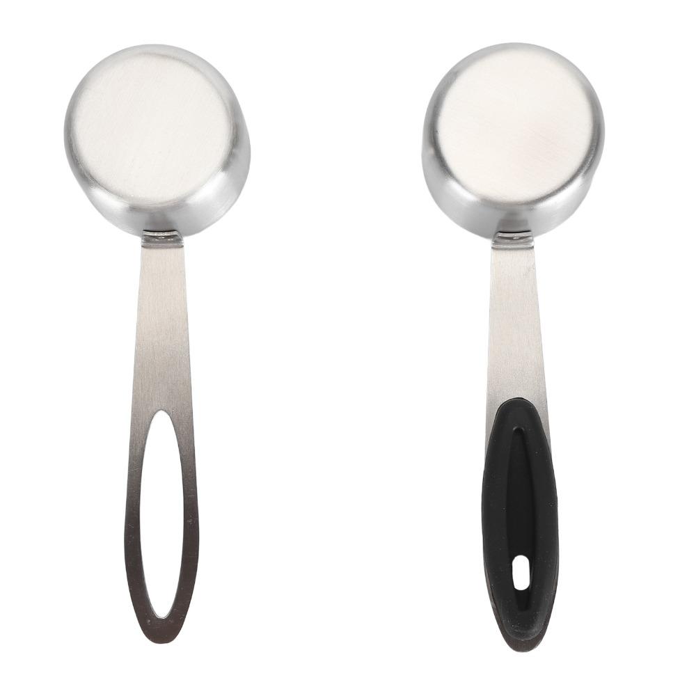 2pcs set Accurate Measuring Spoon Stainless Steel Milk Powder Measuring Spoon Coffee
