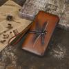 Wallet Women's Long Genuine Leather New Handbag Trendy Retro Toe Cover Layer Cowhide