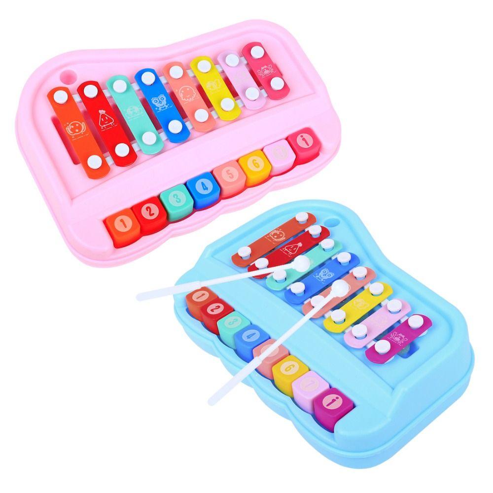 Plastics 8-note Xylophone Piano Toys Music Play Early Education Piano Toy  Kindergartens Toddlers