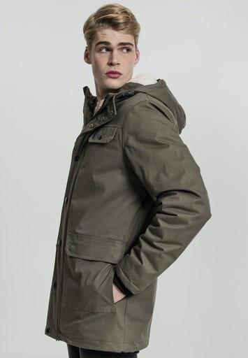 Winter Jacket Urban Classics Parka Heavy Cotton (TB1464) Olive (TB1464-00176)