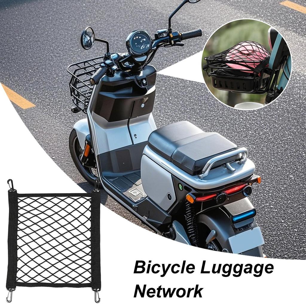 Motorcycle Cargo Net Motorcycle Cargo Net for Helmet Storage Elastic Mesh Web Luggage Storage Tie Down for Carts Motorbike