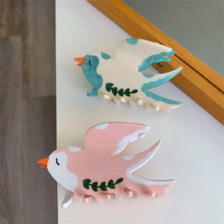 Elegantní spona do vlasů vlaštovka pro dospělé a studenty Stylingová spona Držák na culík Dámská Ins Styl Silná spona