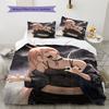 Set Copripiumino Trapuntato con Fantasia Cartone Animato Federa Decorazione per la Casa Regalo di Compleanno (1 * copripiumino + 2 * federa, senza nucleo)