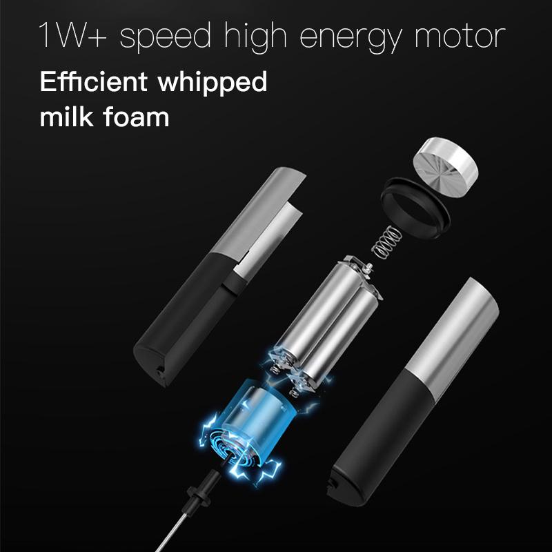 Electric Handheld Milk Frother Whisk For Kitchen Coffee Cake Cream Egg Beating Baking Cordless Rechargeable Mini Mixer Tools