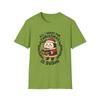 Unisex Softstyle T-Shirt Funny Sushi Roll Santa Christmas Holiday Graphic Tee