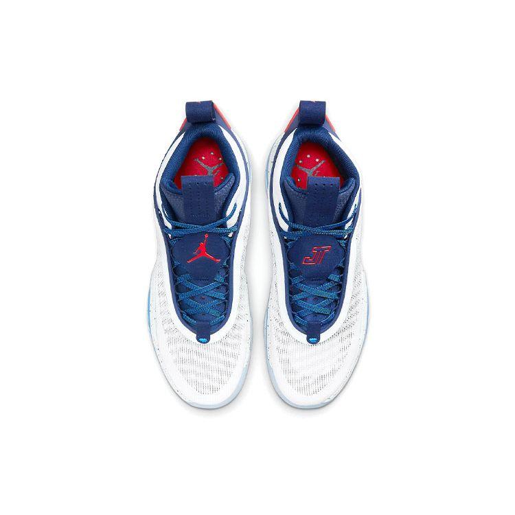 Jayson Tatum x Air Jordan 36 SE Team USA Men Sneakers White Blue-Void Photo-Blue DJ4484-100