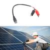 Set of 5 Universal Alligator Clip to Type C Power Cord Charging Solution for Any Device Compatibility Solar Applications