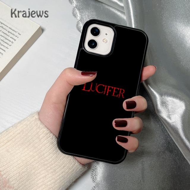 Krajews American TV Lucifer soft Phone Case Cover For iPhone 17 Air 16 15 14 plus 12 13 pro max coque Fundas