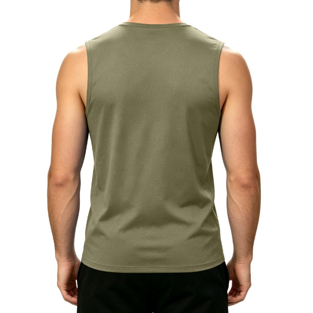 Men's Sleeveless Casual Tank Top Muscle Shirt with Printed Graphic for Labor Day Comfortable Fit Lightweight Summer Wear