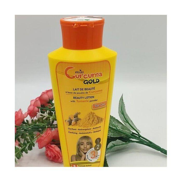 Miss Curcuma Gold Lait Corporel Clarifiant Et Hydratant Premium