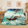 Classic Z-Zelda Cartoon Games Soft Flannel Throw Blanket,Cozy Blanket for Bed,Couch,Sofa,Bedroom,Living Room,Picnic Kids Camping
