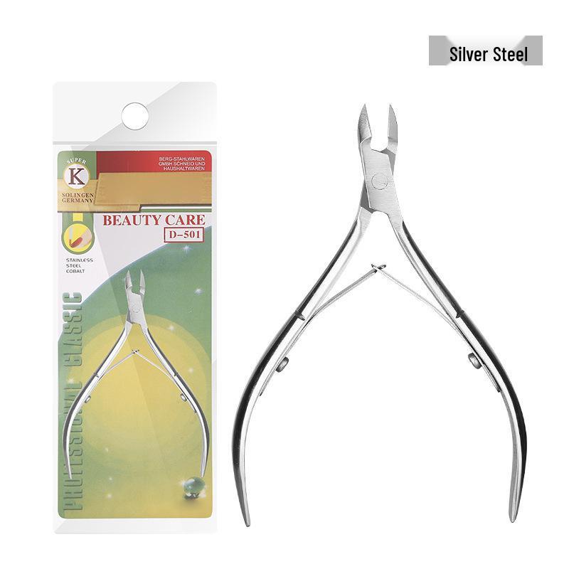 Stainless Steel Nail Clippers & Scissors for Easy Cutting - Precision Nail Art & Salon Tool D07