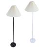 Modern Floor Lamp Multipurpose Stylish Minimalist Fabric Round Lamp Shade Standing Lamp for Living R