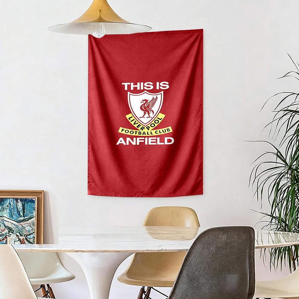 Liverpool Football Club Wall Decor Tapestry Art For Pet Memorial Birthdaywedding Party Backdrop Family Gift