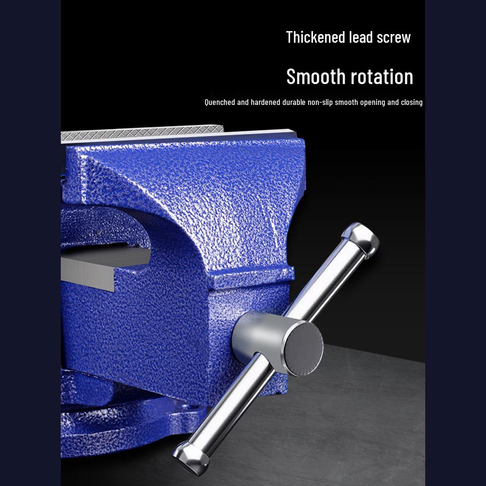 Meike 6-Inch Heavy Duty Multifunctional Bench Vise for Household Workbenches