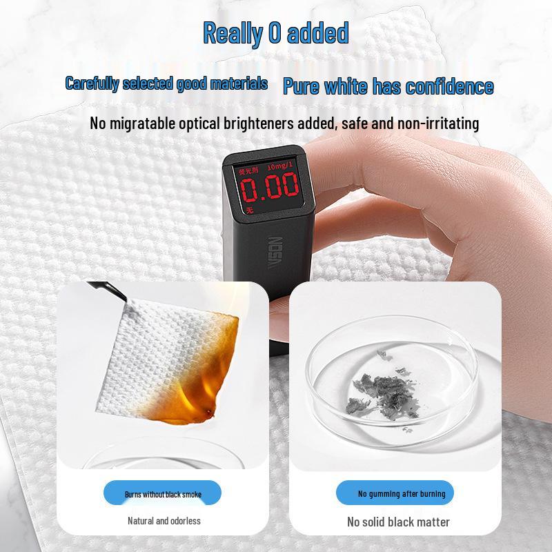 Disposable Pure Cotton Face Wash Towels - Thickened, Soft, Drawstring Design for Baby and Household Cleansing.