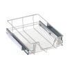 Pull Out Cabinet Organizer Basket Slide Drawer Storage Rack Iron Construction Easy