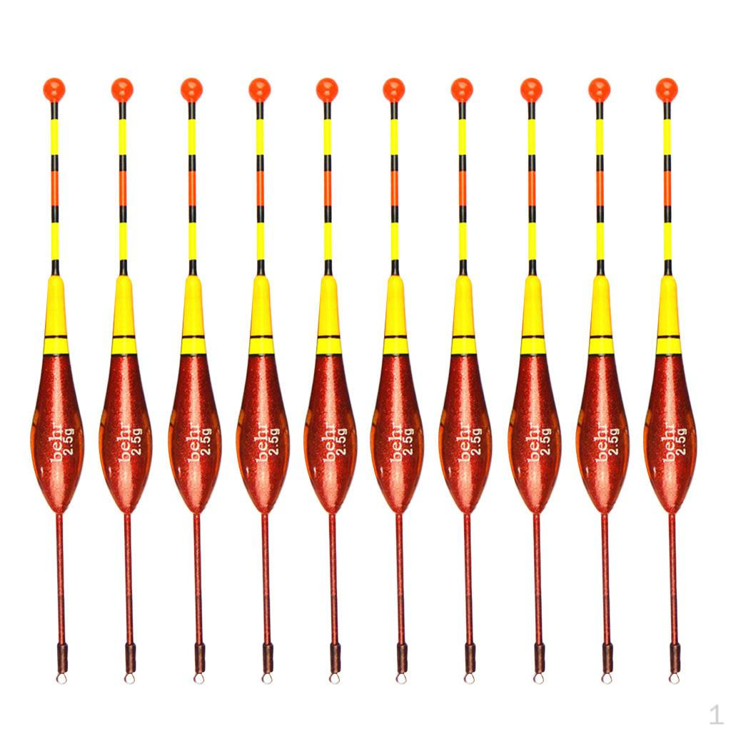 

10 шт., деревянные поплавки, поплавки, вертикальный буй, грубые снасти для ловли карпа