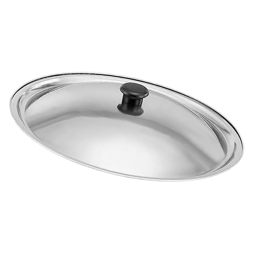Stainless Steel Universal Pot Lid Replacement Pan Skillet Lid 25.5cm Ergonomic Knob Fry Boil Steam Kitchen Cooking Essential