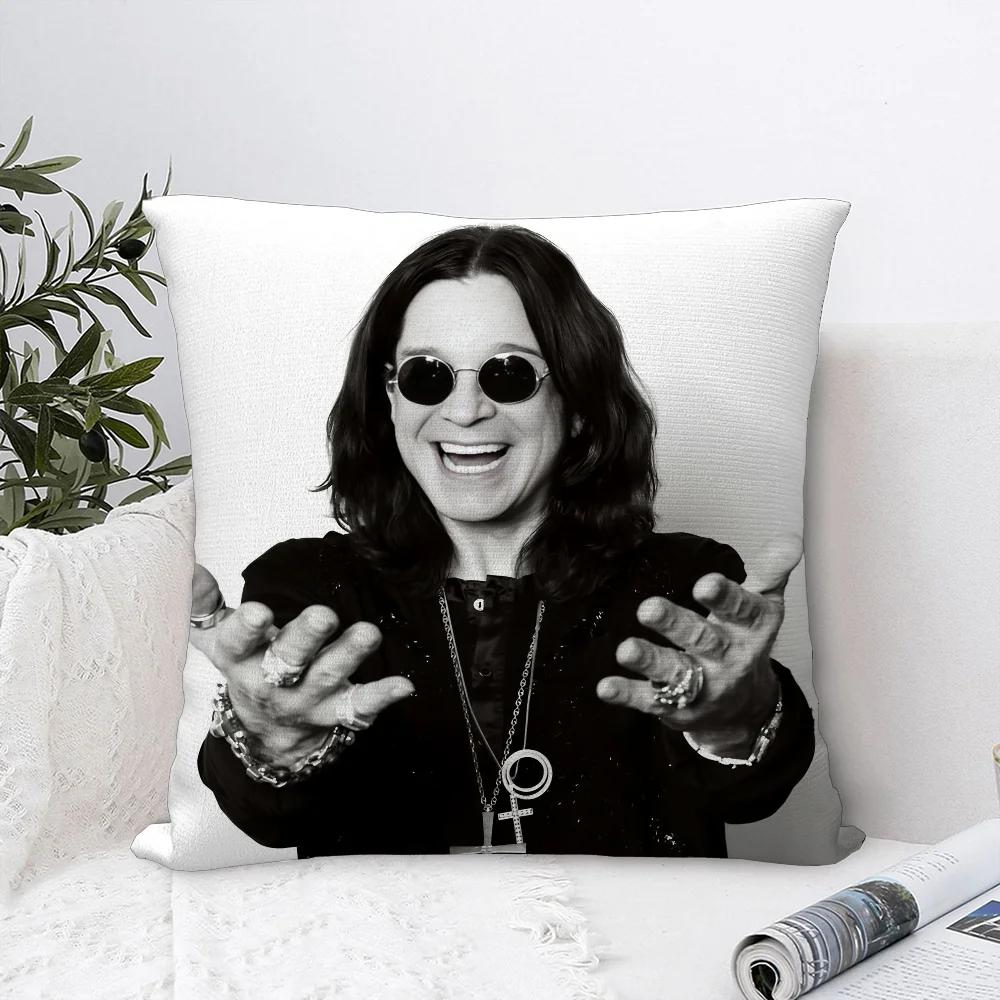 O-Ozzy Osbourne Pillow Case Sofa Decorative Home Double-Sided Print Plush Square Throw Pillow Covers Cushion Decor Cover