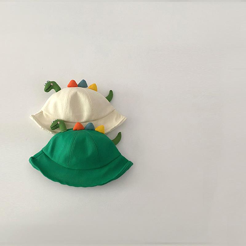 Niedlicher Dinosaurier Baby Fischerhut Frühling Sommer UV-Schutz Jungen Mädchen Fischerhut Outdoor Reise Sonnenschutz Kinder Sonnenhut